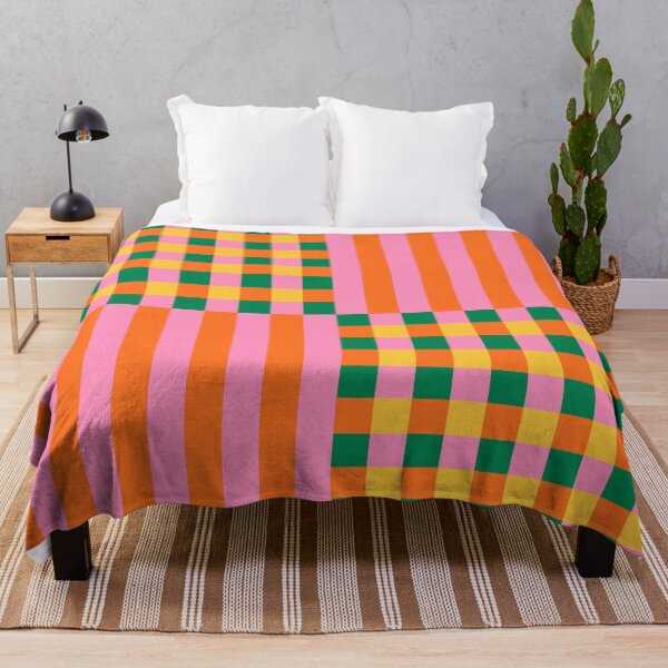 Item preview, Geometric Checkerboard Plaid Stripes 8.1 designed and sold by nineFlorals.