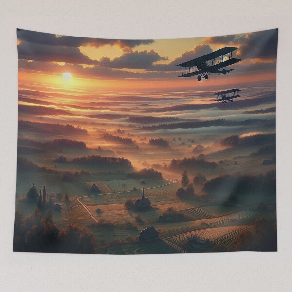 Item preview, Biplanes at Sunrise designed and sold by nikkolaus.