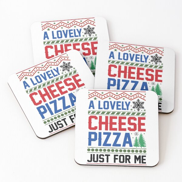 Item preview, A lovely cheese pizza just for me ugly Christmas sweater holiday design designed and sold by Dominika Farkašová.