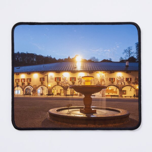 Item preview, Castle arcades with fountain at Schlossplatz, Berchtesgaden designed and sold by Torsten Krüger.