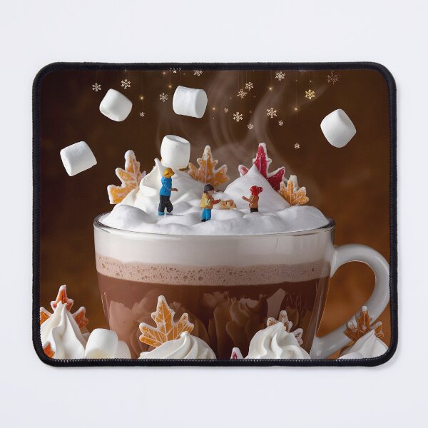 Item preview, Hot Chocolate Fantasy with Marshmallow Snow designed and sold by ZetaDream.