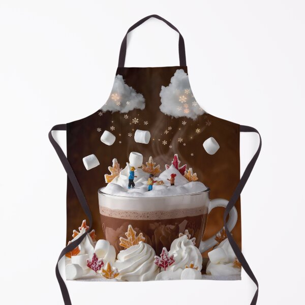 Item preview, Hot Chocolate Fantasy with Marshmallow Snow designed and sold by ZetaDream.