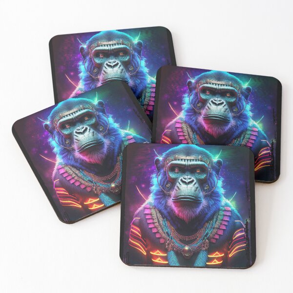 Item preview, Fluorescent | Warrior Ape | Nature Monkey Collection designed and sold by monkeybusiness.pt.
