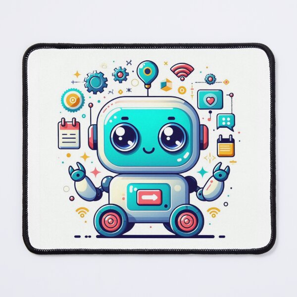 Item preview, Mind and Machine cute ai robot designed and sold by nicnacc.
