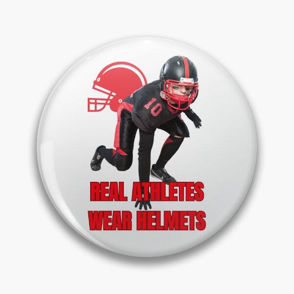 Item preview, Real Athletes Wear Helmets designed and sold by rskiba13.