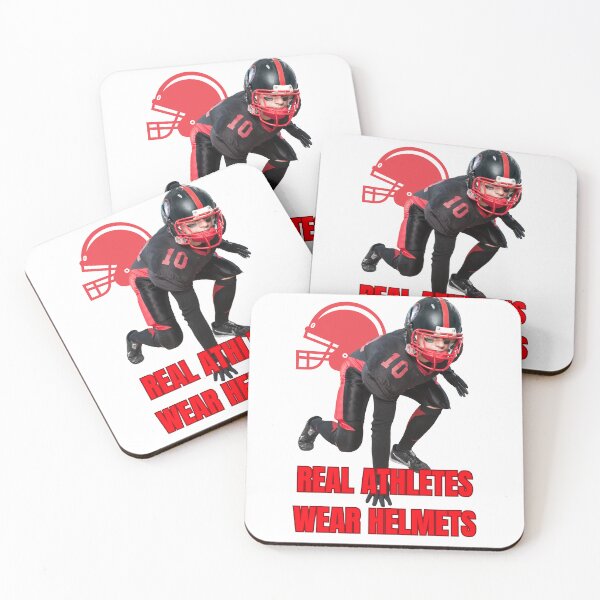 Item preview, Real Athletes Wear Helmets designed and sold by rskiba13.