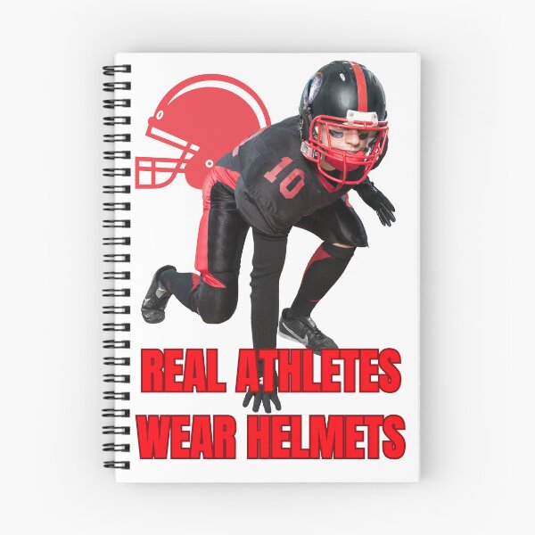 Item preview, Real Athletes Wear Helmets designed and sold by rskiba13.