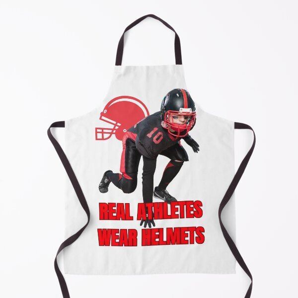 Item preview, Real Athletes Wear Helmets designed and sold by rskiba13.