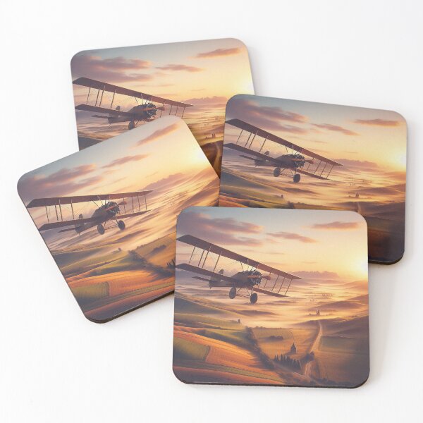 Item preview, Foggy Morning Flight in the Countryside designed and sold by nikkolaus.