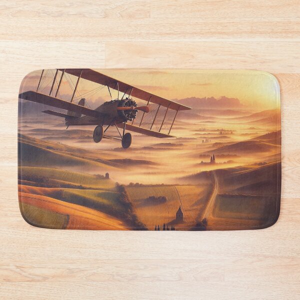 Item preview, Foggy Morning Flight in the Countryside designed and sold by nikkolaus.