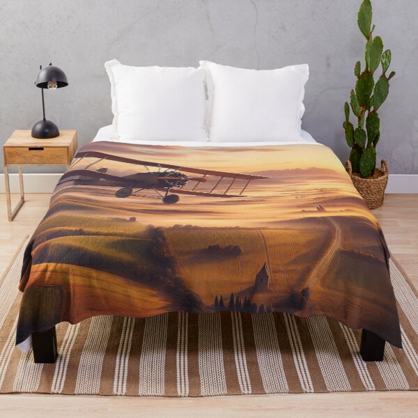 Item preview, Foggy Morning Flight in the Countryside designed and sold by nikkolaus.