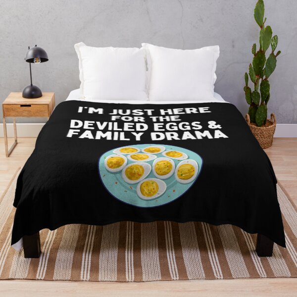 Item preview, I'm Just Here For The Deviled Eggs And The Drama Funny Thanksgiving Food designed and sold by lou731.