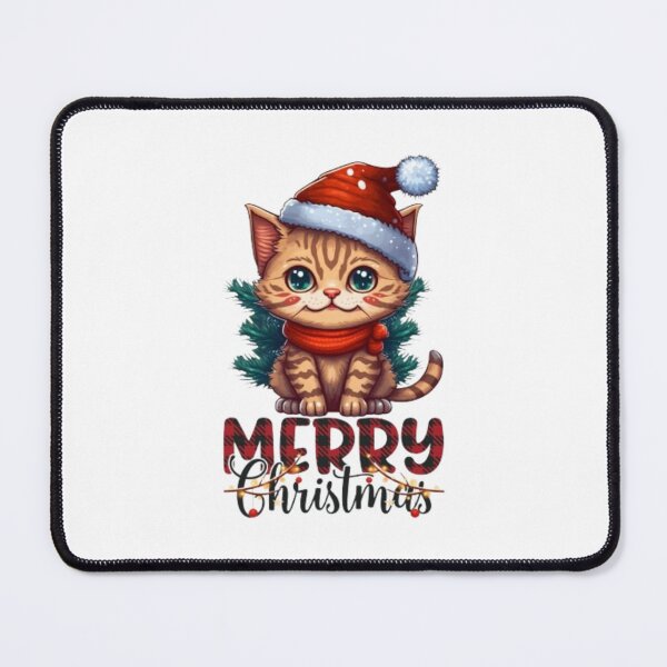 Item preview, Christmas cat designed and sold by PinkiPop Studio.