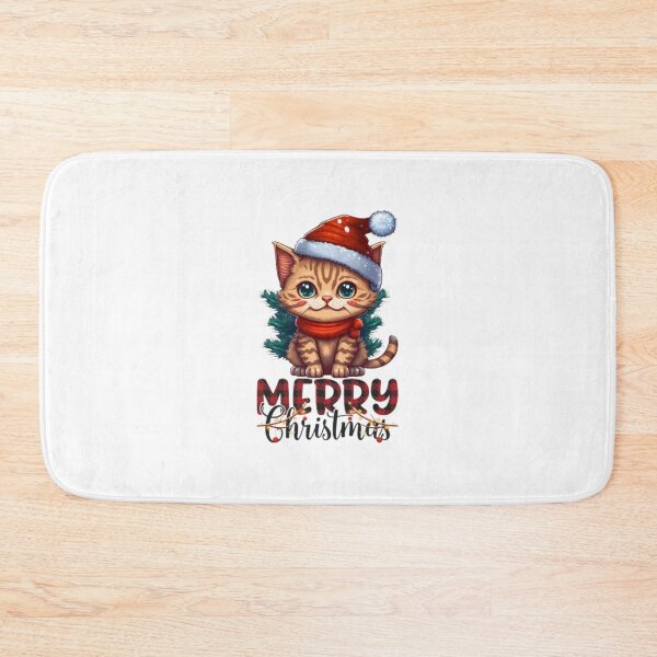Item preview, Christmas cat designed and sold by PinkiPop Studio.