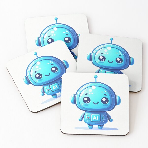 Item preview, The World of AI Robots cute robot designed and sold by nicnacc.