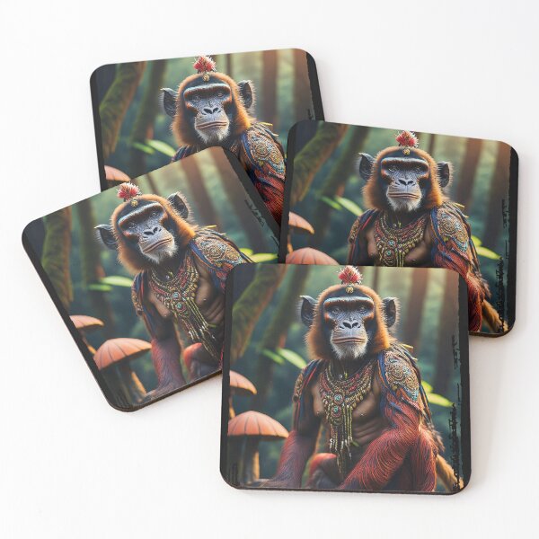Item preview, Mushroom Forest | Prince Ape | Nature Monkey Collection designed and sold by monkeybusiness.pt.