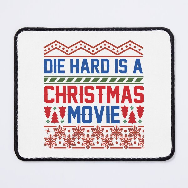 Item preview, Die hard is a christmas movie- ugly Christmas sweater holiday design designed and sold by Dominika Farkašová.
