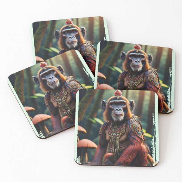 Item preview, Mushroom Forest | Prince Ape | Nature Monkey Collection designed and sold by monkeybusiness.pt.