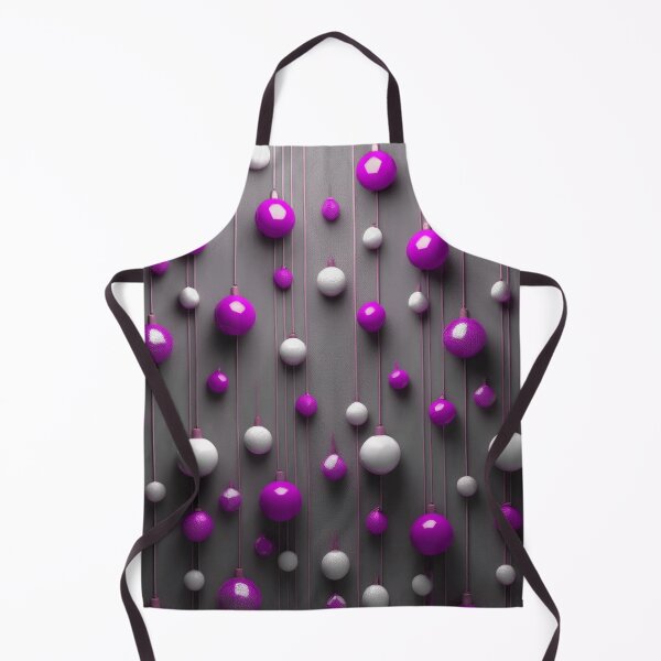 Item preview, Christmas decorations - minimalist, opalescent baubles and Christmas tree stars/ white, violet . designed and sold by My-fake-places.