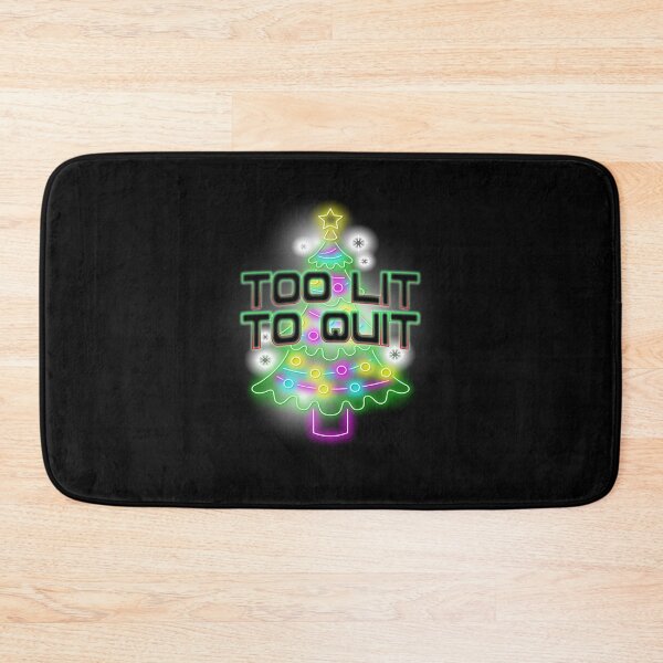 Item preview, Too Lit To Quit Christmas Tree designed and sold by PNGShop.