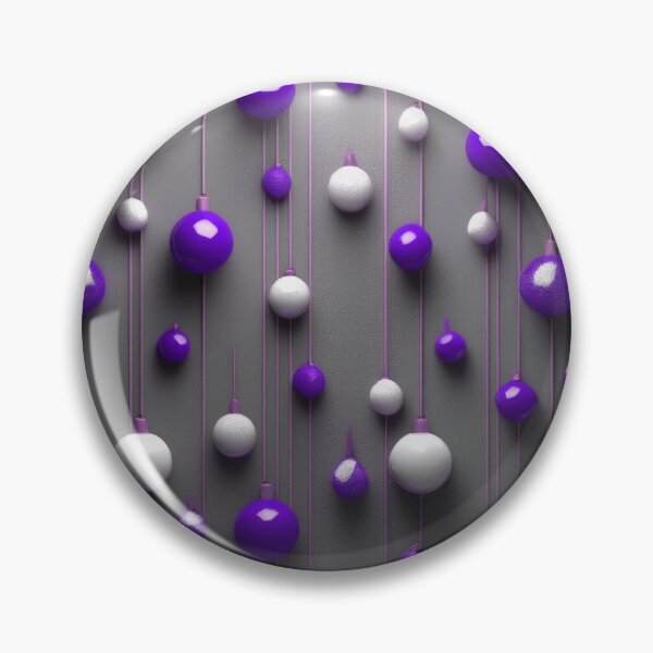 Item preview, Christmas decorations - minimalist, opalescent baubles and Christmas tree stars/ white, purple . designed and sold by My-fake-places.
