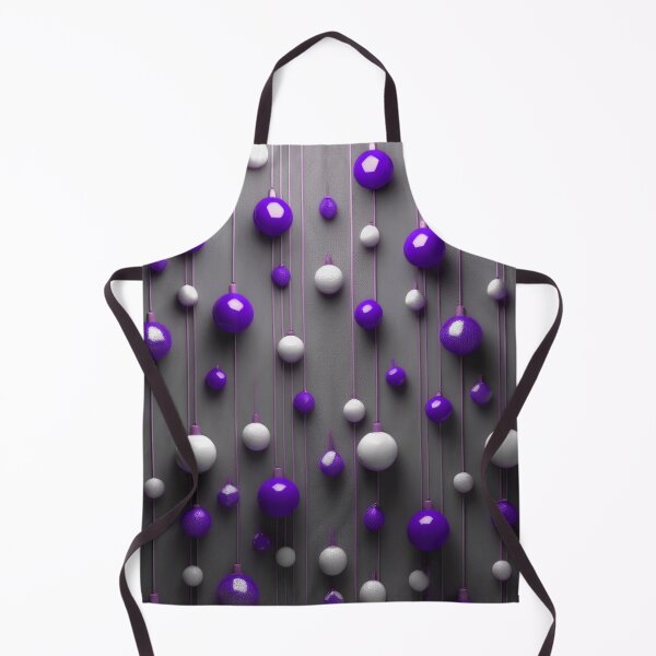 Item preview, Christmas decorations - minimalist, opalescent baubles and Christmas tree stars/ white, purple . designed and sold by My-fake-places.