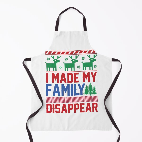 Item preview, I made my family disappear ugly Christmas sweater holiday design designed and sold by Dominika Farkašová.