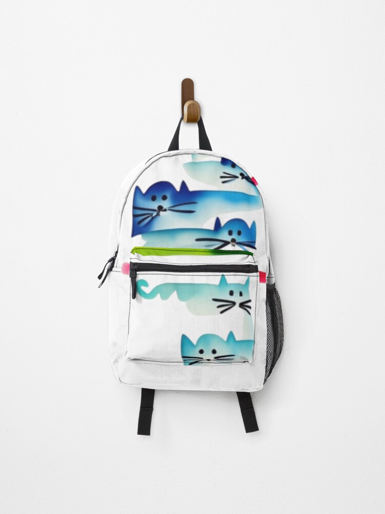 Thumbnail 1 of 3, Backpack, Cats tower designed and sold by oceanisea.