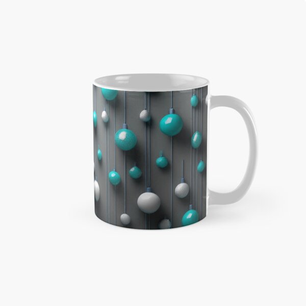 Item preview, Christmas decorations - minimalist, opalescent baubles and Christmas tree stars/ white, azure blue  . designed and sold by My-fake-places.