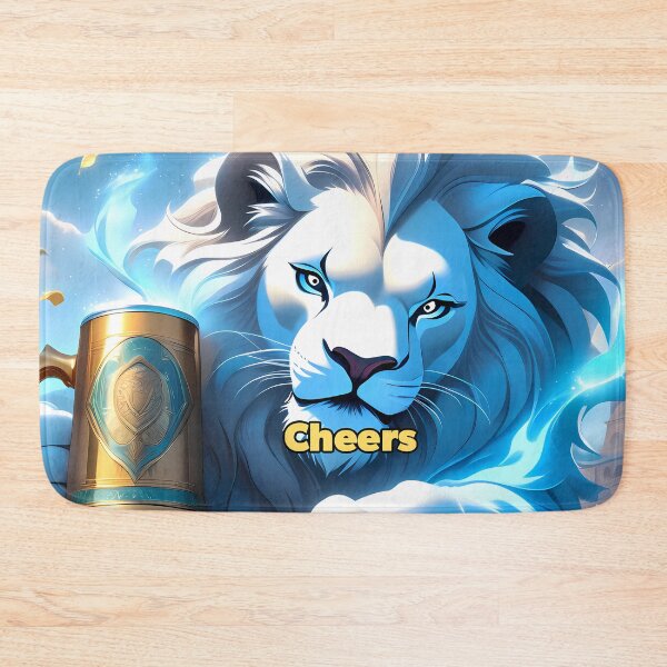 Item preview, Lion 9 - Cheers designed and sold by thejungleheroes.