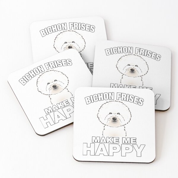 Item preview, Bichon Frises Make Me Happy designed and sold by DogGarden.