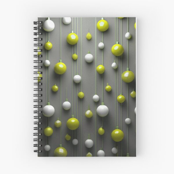 Item preview, Christmas decorations - minimalist, opalescent baubles and Christmas tree stars/ white, yelloiw  . designed and sold by My-fake-places.