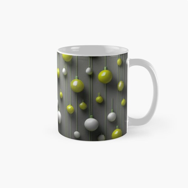 Item preview, Christmas decorations - minimalist, opalescent baubles and Christmas tree stars/ white, yelloiw  . designed and sold by My-fake-places.
