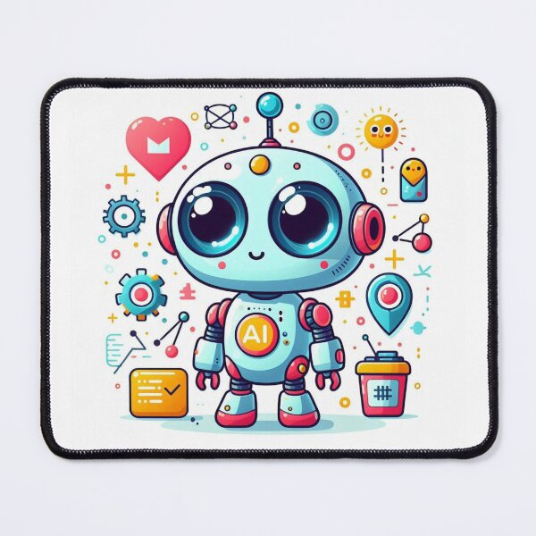 Item preview, A Glimpse into the Future of Robotics and AI designed and sold by nicnacc.
