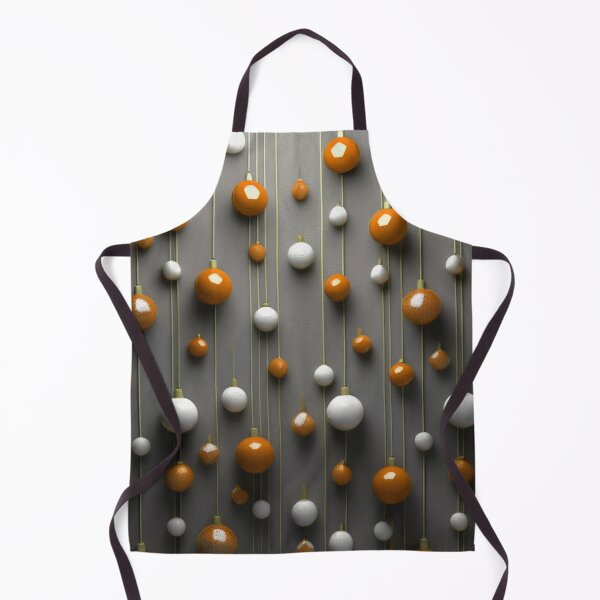 Item preview, Christmas decorations - minimalist, opalescent baubles and Christmas tree stars/ white, orange . designed and sold by My-fake-places.