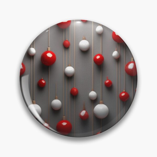 Item preview, Christmas decorations - minimalist, opalescent baubles and Christmas tree stars/ white, red. designed and sold by My-fake-places.