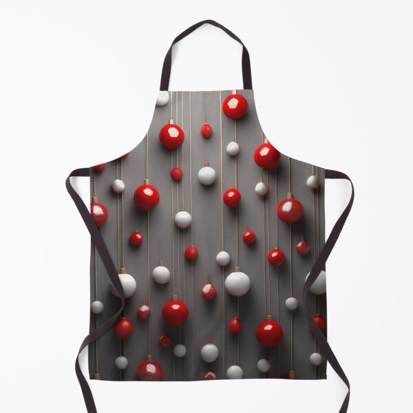 Item preview, Christmas decorations - minimalist, opalescent baubles and Christmas tree stars/ white, red. designed and sold by My-fake-places.