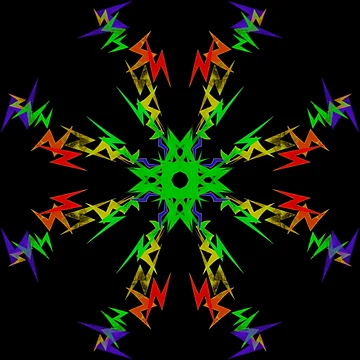 Artwork thumbnail, Rainbow pattern by Meo Design