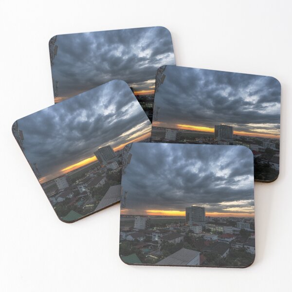 Item preview, Sunset over Vientiane City designed and sold by aaronchoi.