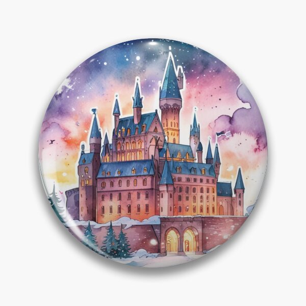 Item preview, Magical Winter Castle Sticker designed and sold by pelzolga.