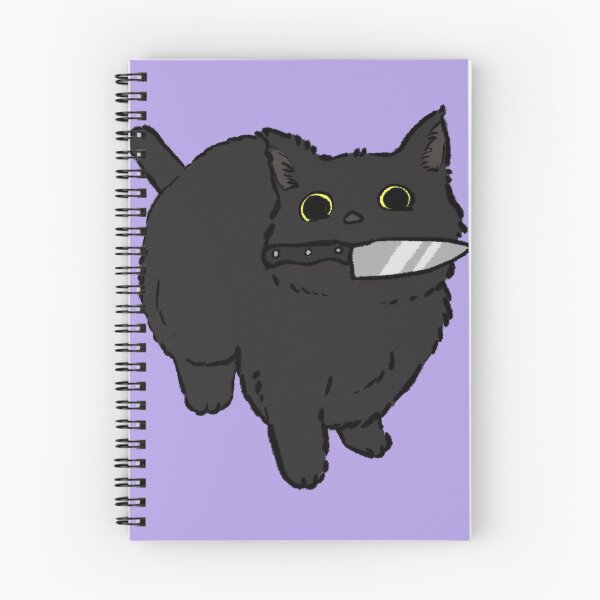 Item preview, Crazy black cat with a knife designed and sold by DaikiBee.