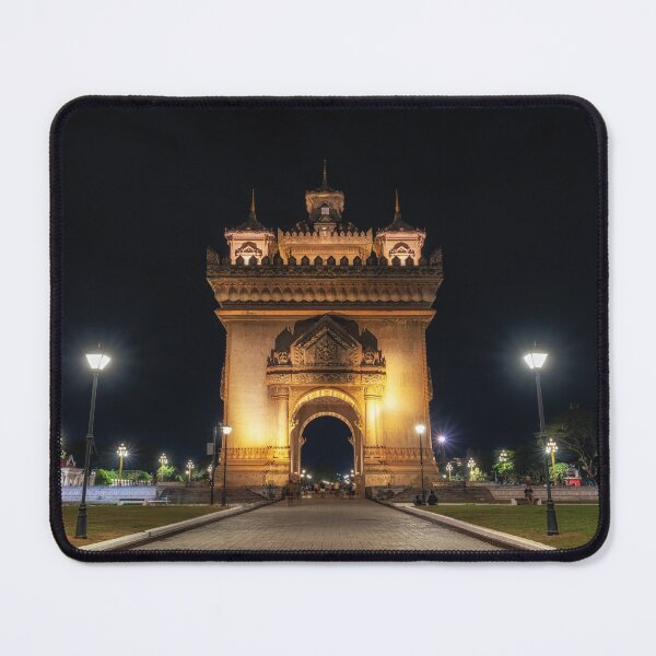 Item preview, Patuxai Monument at Night designed and sold by aaronchoi.