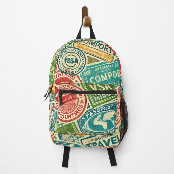 Item preview, Travel Stamp Sticker designed and sold by ArtQueen777.