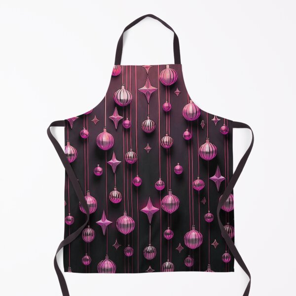 Item preview, Christmas decorations - decorated glass baubles and Christmas stars/ rose gold, shiny magenta . designed and sold by My-fake-places.