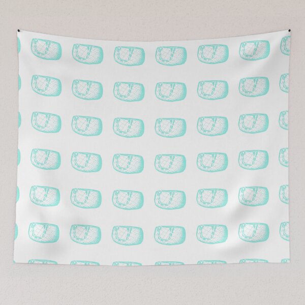 Item preview, Retro Bamboo Aquamarine designed and sold by MagentaTwilight.
