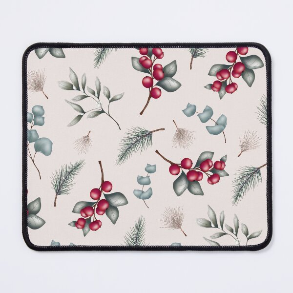 Item preview, Vintage Boho Christmas Eucalyptus botanical pattern designed and sold by milyblooms.