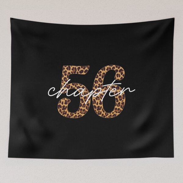 Item preview, 56th Birthday, chapter 56, leopard print designed and sold by iclipart.