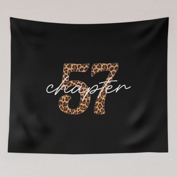 Item preview, 57th Birthday, chapter 57, leopard print designed and sold by iclipart.