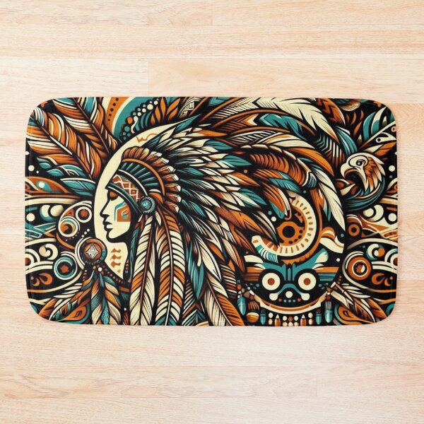 Item preview, Native American Man designed and sold by Tsveti Dinkova.
