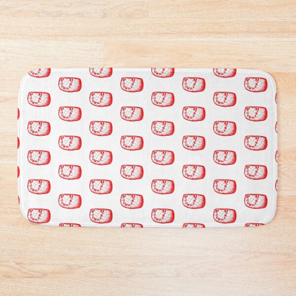 Item preview, Retro Bamboo Vivid Red designed and sold by MagentaTwilight.